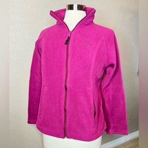 Columbia fleece pink women’s medium